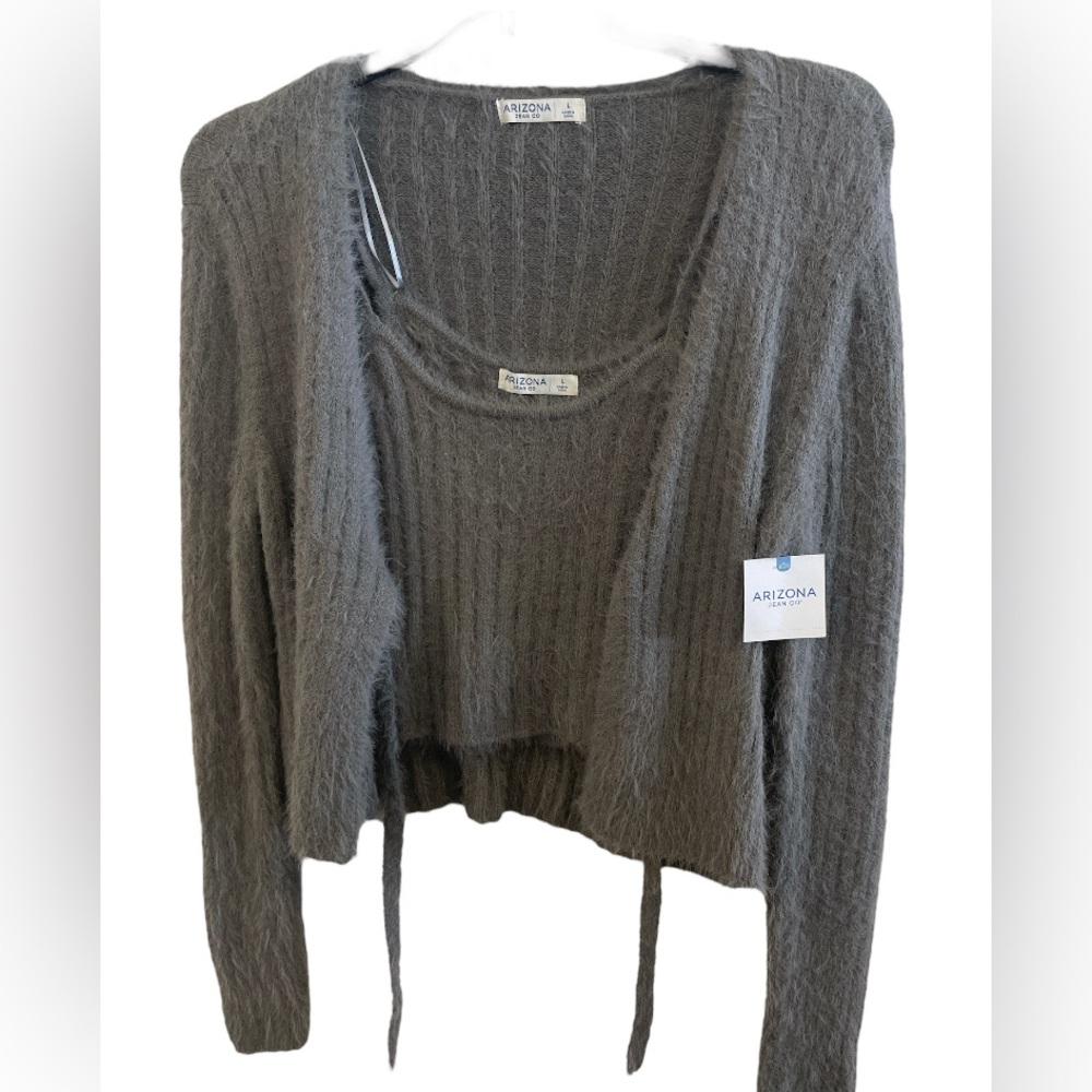Arizona jean co Two Set Top Size:L color: Gray Dark
